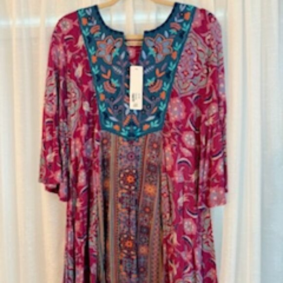 Soft Surroundings Floral Tunic. XL - Picture 2 of 5